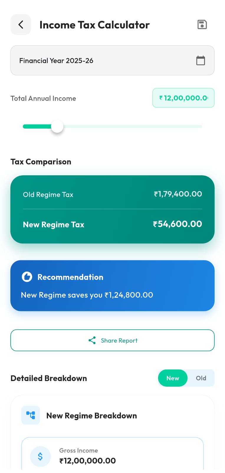 Tax Comparison